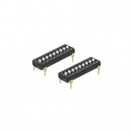 "Delock 66309 - DIP switch - 2 Stück(e) - Röhre"