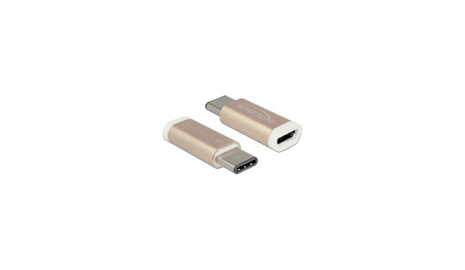 "USB3.1 C-B micro ST-BU Adapter kupferfarben Delock"