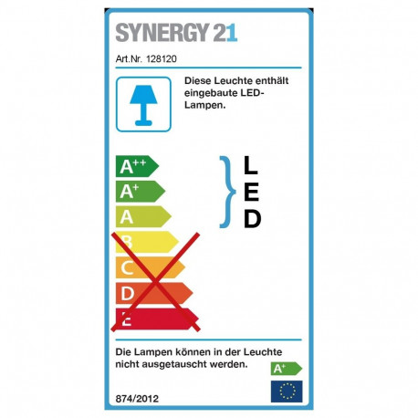 Synergy 21 LED-välisprožektor 10W hall korpus - külmvalge V2