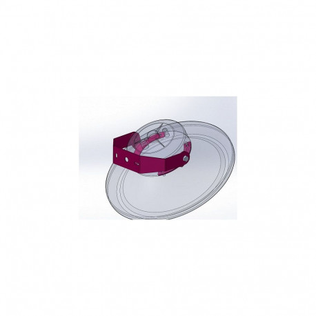 "Synergy 21 LED Spot Pendelleuchte UFO zub. Wandhalterung für UFO size M Bügel kurz"