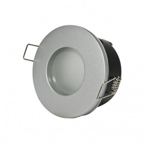 Synergy 21 LED Retrofit GU10 / GX5,3 lakke süvistatav komplekt IP65 hõbedane