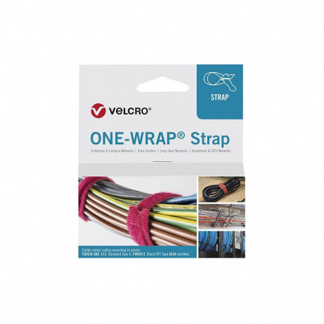 VELCRO klettpael One Wrap 20mm x 200mm 25tk, must