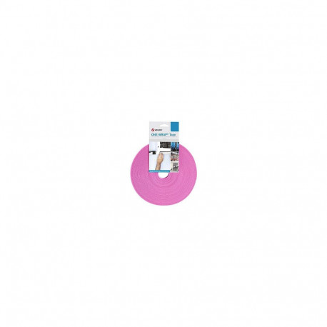 "VELCRO One Wrap Band 10 mm breit, rosa, 25 m"