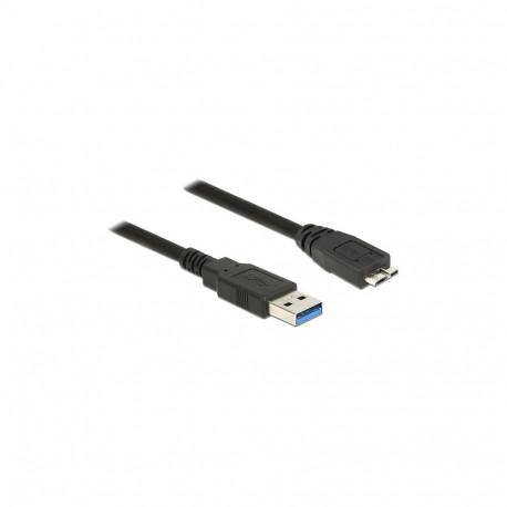 "DELOCK USB Kabel USB3.0 A -> Micro-B St/St 2.00m schw"