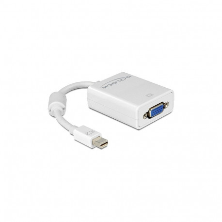 "Adapter mini DisplayPort 1.2 Stecker > VGA Buchse weiß"