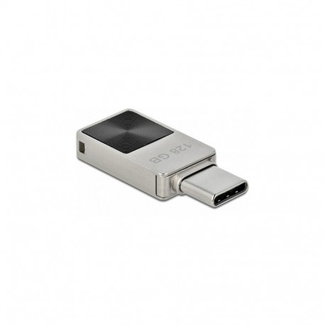 "STICK DELOCK Mini USB 3.2Gen1 USB-C Speicherstick 128GB Metallgeh."