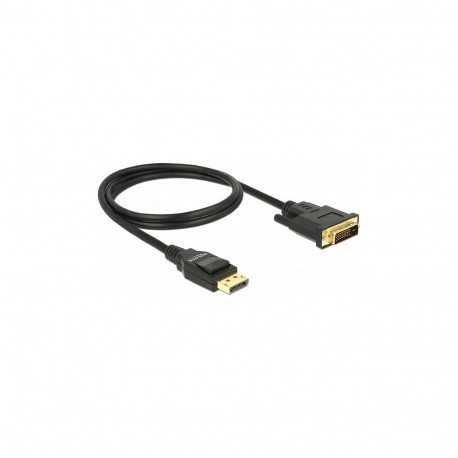 "Kabel DisplayPort 1.2 Stecker > DVI 24+1 Stecker Passiv 4K 30 Hz 1 m schwarz"