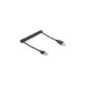 "Delock Spiralkabel EASY-USB 2.0 Typ-A Stecker zu USB Typ-B"
