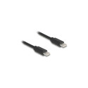 "DELOCK USB 2.0 Type-C Spiralkabel Stecker-Stecker 0.45-0.75m"