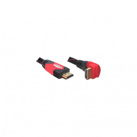 "DELOCK Kabel HDMI A-A St/St gewinkelt 5m"