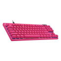 Logitech PRO X TKL RAPID madženta (US)