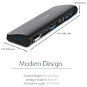 StarTech kahe videoväljundiga USB 3.0 sülearvuti dokkimisjaam