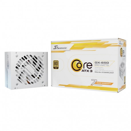 "650W Seasonic Core GX-650-V2-WHITE Kabelmanagement"