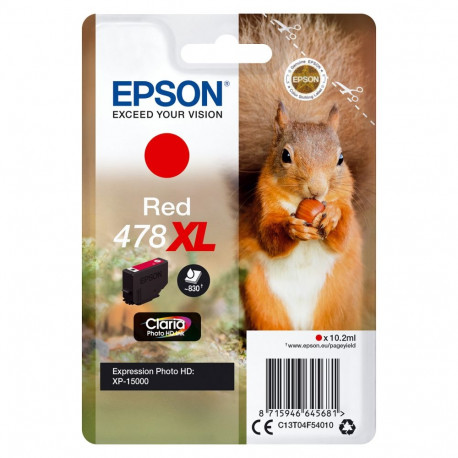 "Epson 478 C13T04F54010 red HC"