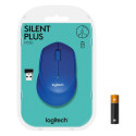 Logitech M330 Silent Plus sinine juhtmevaba