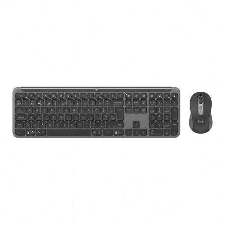 LOGITECH Signature Slim Wireless Keyboard and Mouse Combo MK950 - GRAPHITE - PAN - 2.4GHZ/BT - NORDI