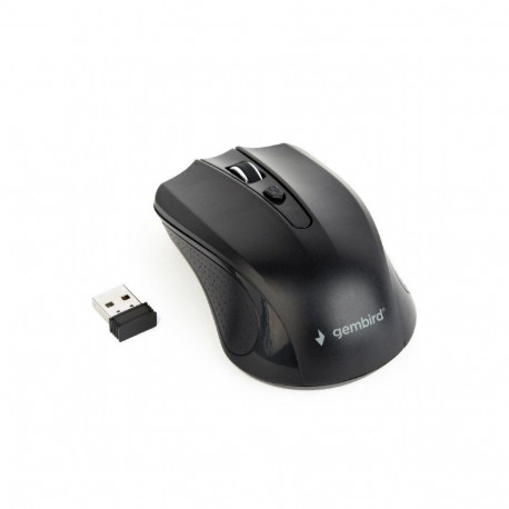 Gembird Mouse MUSW-4B-04 Standard, No, Black, Wireless, No,