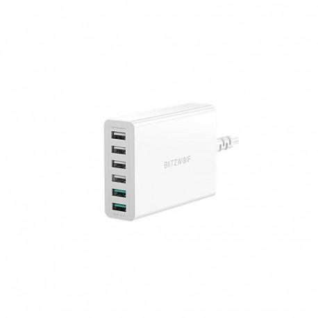 BlitzWolf BW-S15 mobile device charger Universal White AC Fast charging Indoor