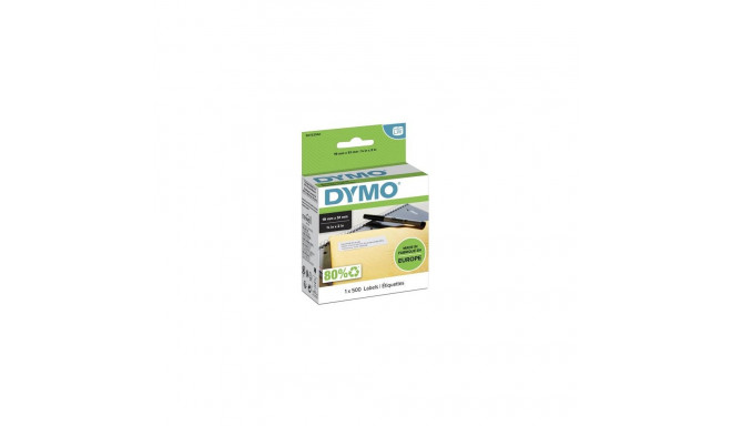 DYMO Authentic LabelWriter Small Multi-Purpose Labels | 19 mm x 51 mm | Self-Adhesive | Roll of 500 