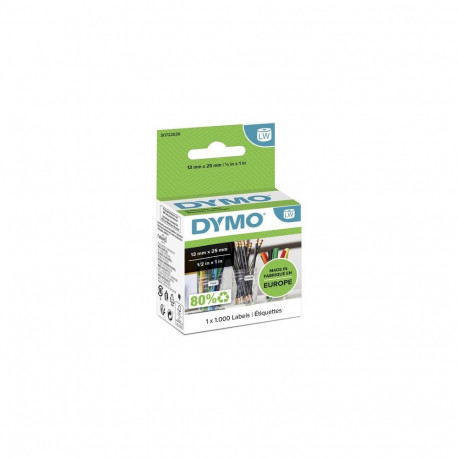 DYMO Authentic LabelWriter Small Multi-Purpose Labels | 13 mm x 25 mm | Self-Adhesive | Roll of 1000