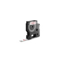 DYMO Authentic D1 Labels | Red Print on White Tape | 12 mm x 7 m | Self-Adhesive Labels for LabelMan