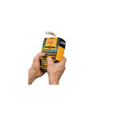 DYMO Rhino Industrial Permanent Polyester Labels | 12 mm x 5.5 m | Black Print on White | Self-Adhes