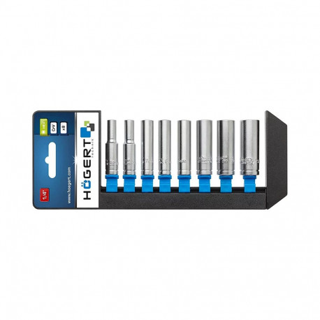 Garās muciņas, 1/4", 8 gab. HT1A886 HOGERT