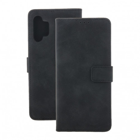 Kaardivahega mobiiliümbris Setty Galaxy S26+ Wallet Smart Velvet, must