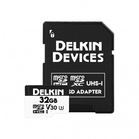 Delkin microSDHC Trail Cam Hyperspeed R100/W75 (V30) 32GB