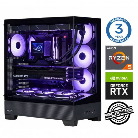 INTOP Ryzen 5 7500F 64GB DDR5 1TB SSD M.2 NVME+4TB RTX5050 8GB no-OS