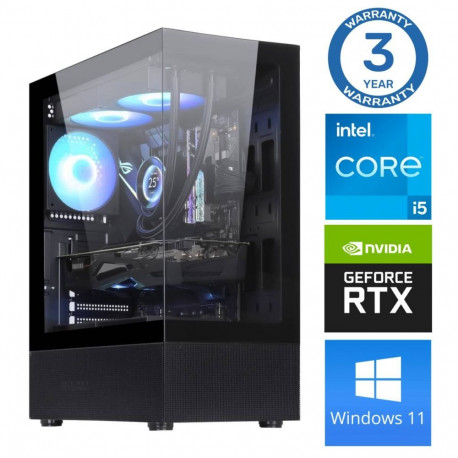 INTOP i5-14400F 32GB DDR5 1TB SSD M.2 NVME+4TB RTX5060 8GB WIN11Pro