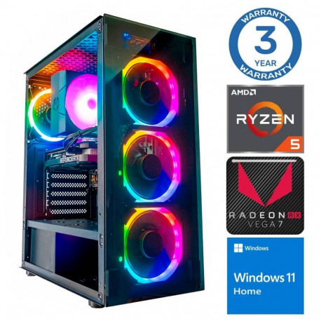 INTOP Ryzen 5 5600GT 8GB 250SSD M.2 NVME+4TB Radeon RX Vega 7 WIN11