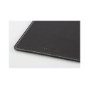 Mousepad in leather design, black