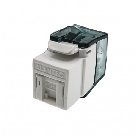 RJ45 Connector - Alantec MB003-1 Female Straight 1.5A White/Green