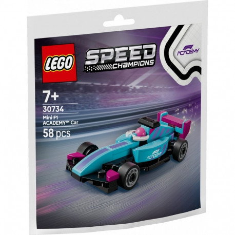Klocki speed champions 30734 mały bolid f1 academy
