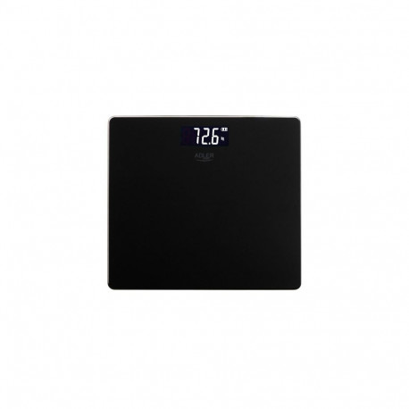 AD 8194 black Waga łazienkowa usb-c, akumulatorowa, 180 kg, dokładność 100 g