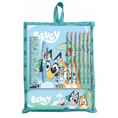 12-osaline bluey kirjutusvahendite komplekt