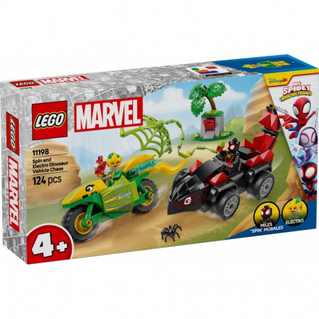 Klocki spidey 11198 tagaajamine electro dinoautol