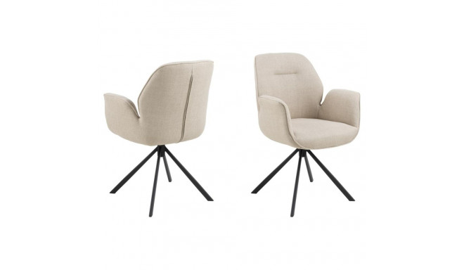 Söögitool AURA käetoega, beež