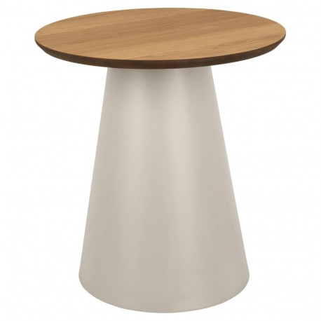 Diivanilaud SOLI Ø 45 cm, hall/tamm