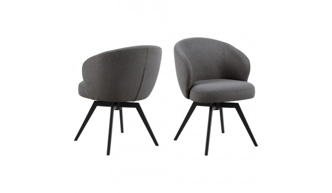 Söögitool DARLENE käetoega, hall