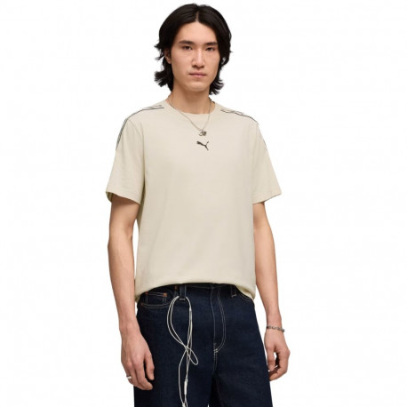 Koszulka męska Puma Tape Tee beżowa 691693 87 2XL