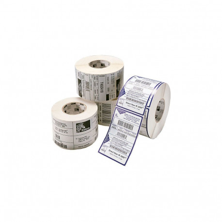 Zebra Z-Select 2000T - matt - püsiv akrüülliim - kaetud - perforeeritud - valge - 102 x 102 mm 8400 