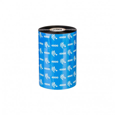 Zebra 4800 must vaik-termosiirde lint 156mmx450m, 12 tk pakis