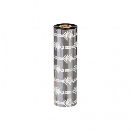 "Zebra ZipShip 2300 thermal transfer roll label printer wax 33 mm 74 m black 12 pcs. 02300GS03307"