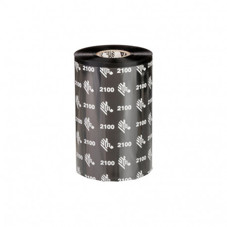 "ZEBRA Farbband Wachs 2100 131mmx450m 12erPack,schwarz,Thermotransfer"