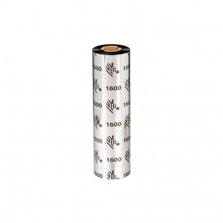 "Zebra 1600 Wax - Black - 110 mm x 450 m - Ribbon"