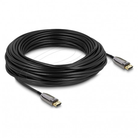 "Delock Aktives Optisches Kabel DisplayPort 2.1 8K 60 Hz 40 Gbps 25 m"