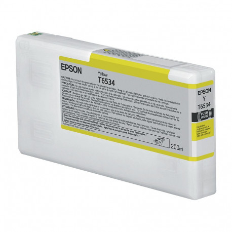"Epson Original UltraChrome Druckerpatrone gelb 200ml (C13T653400)"