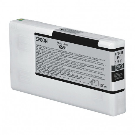 Epson UltraChrome originaal tindikassett fotomust 200ml (C13T653100)